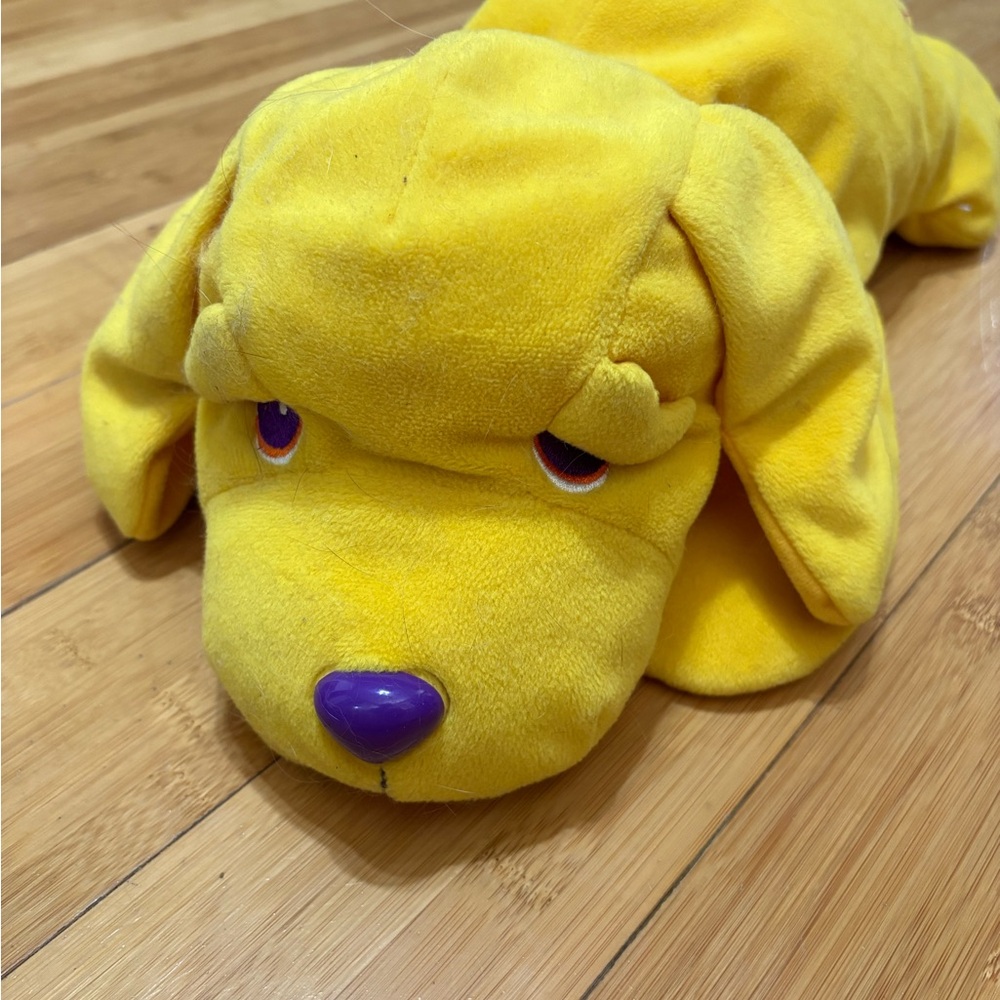 Yellow Plush Dog Toy